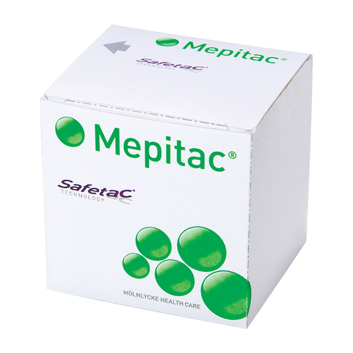 Molnlycke Mepitac Silicone Medical Tape, 8/10 Inch x 3-1/3 Yard