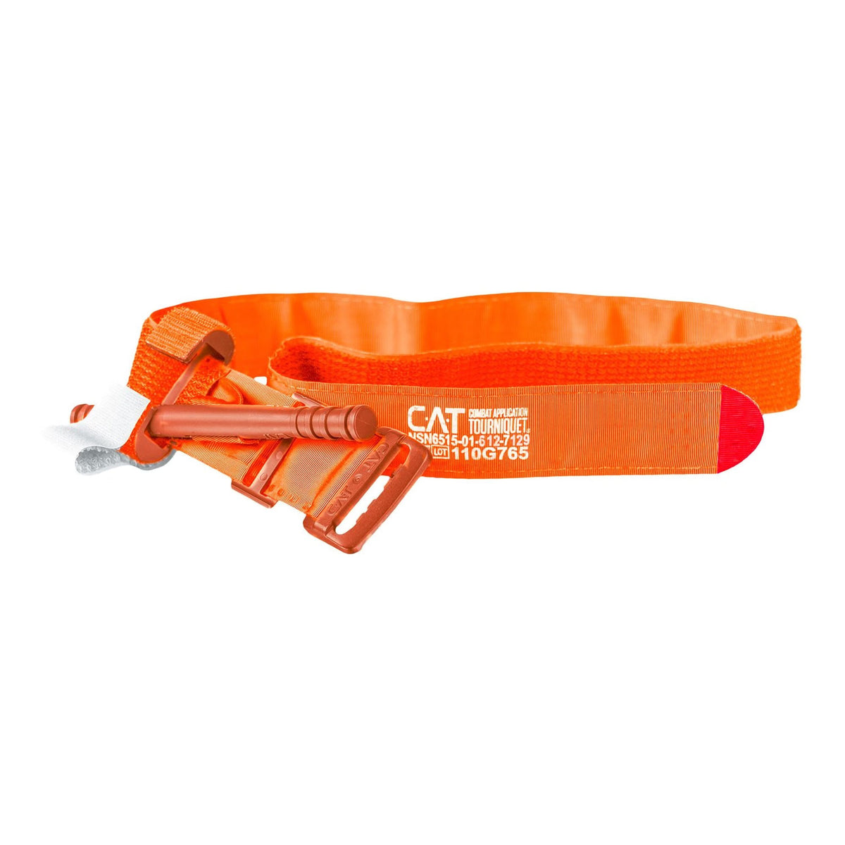 C-A-T Combat Application Tourniquet, Tactical Windlass, 1.5 x 37.5", Orange, Nylon, Non-Sterile, Military - 30-0023-Single - LL Medico