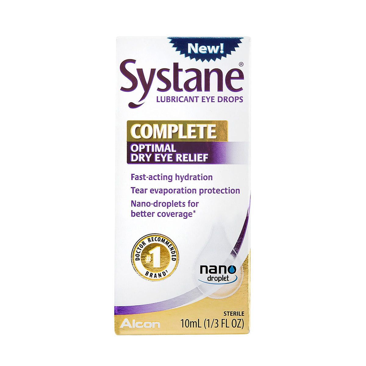 Systane Complete Lubricant Eye Drops, 0.6%, 10 mL - 30065048110 - LL Medico