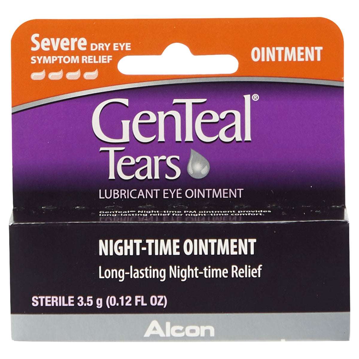 GenTeal Tears Night-Time Lubricant Eye Ointment, Severe Dry Eye Relief, 3.5 g - 30065051801 - LL Medico
