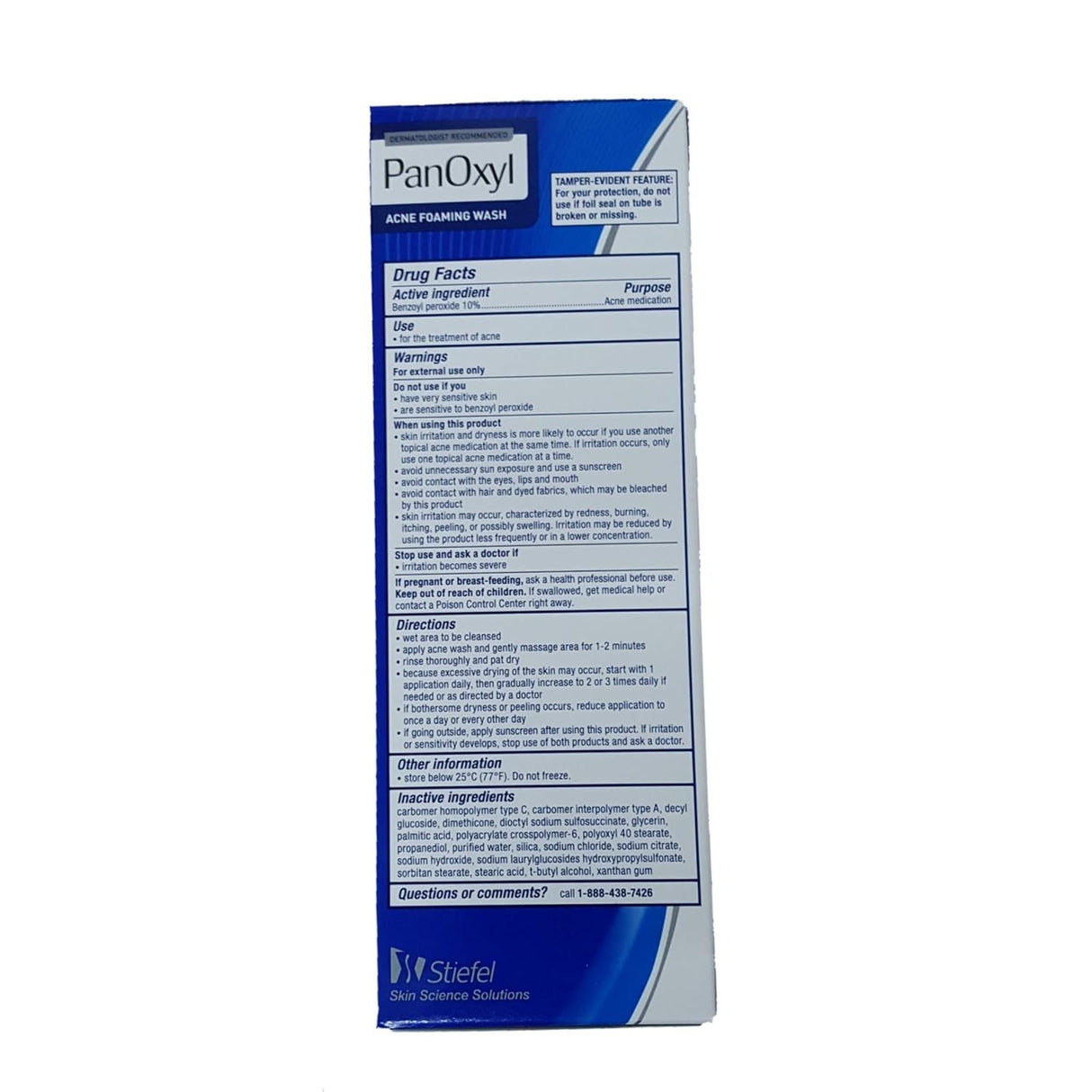 PanOxyl Acne Foaming Wash for Face & Body, Maximum Strength, 5.5 oz