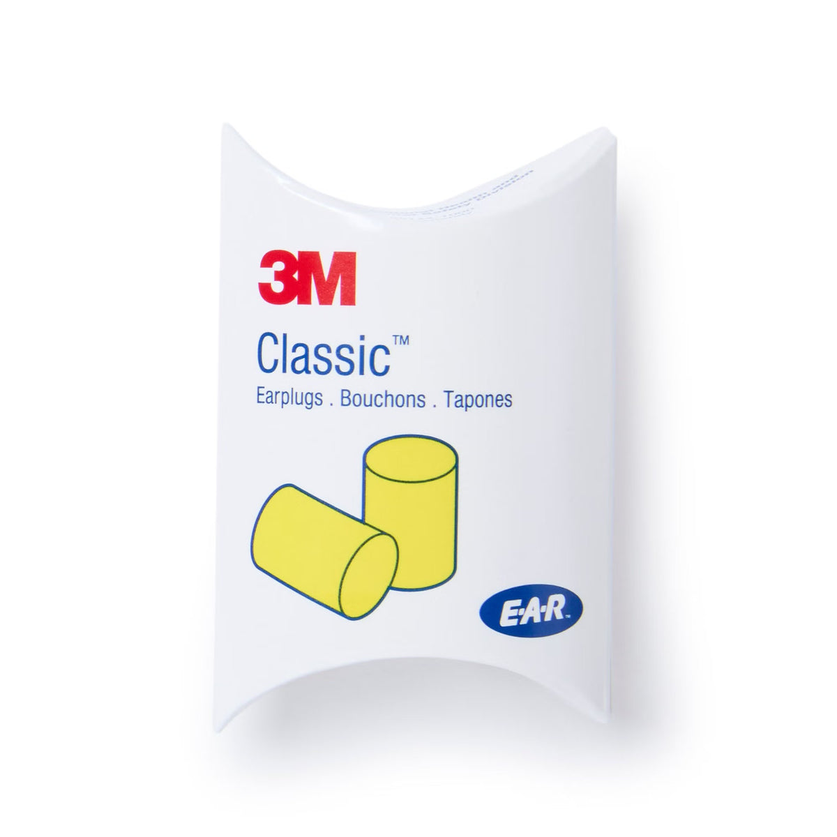 3M E-A-R Classic Earplugs, Uncorded, Yellow, One Size Fits Most - 310-1001 - LL Medico