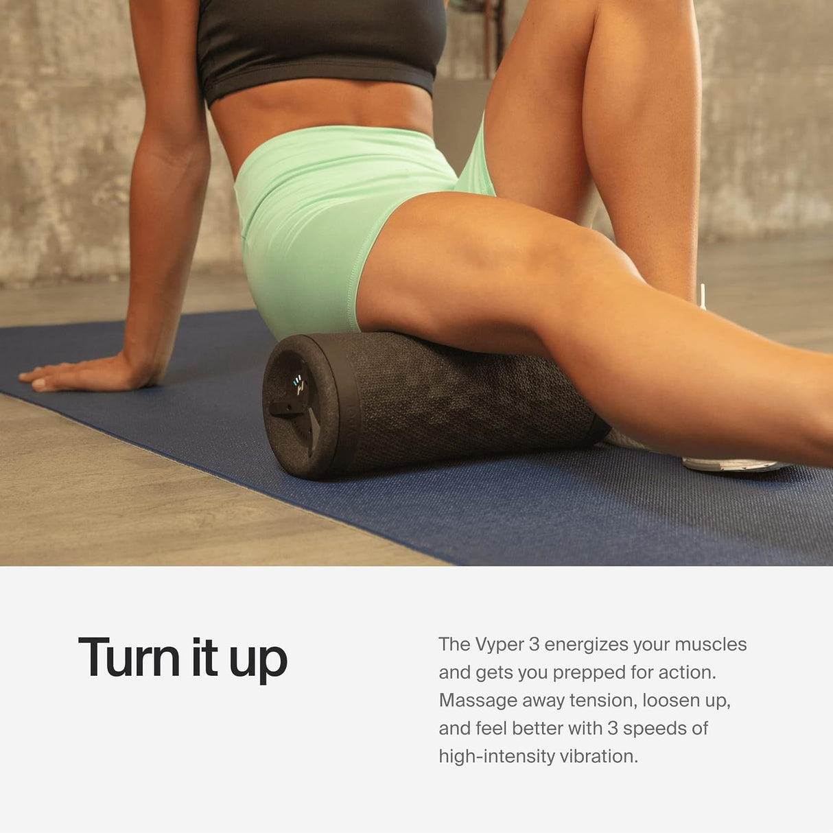 Hyperice Vyper 3 Vibrating Foam Roller, High Intensity
