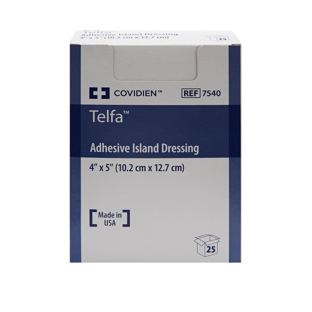 Cardinal Health Telfa Island Dressing, Rectangle Sterile — 4" x 5"