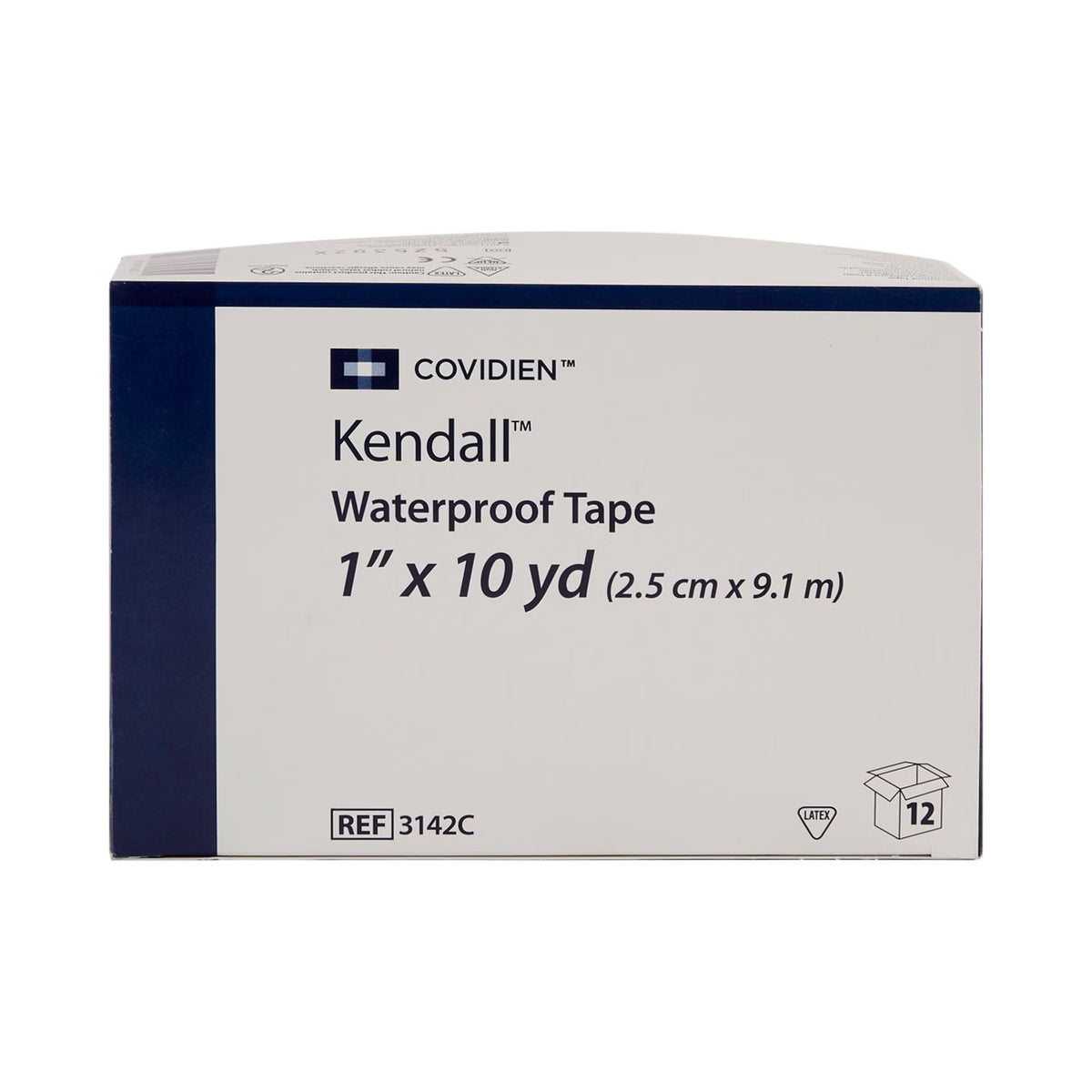 Cardinal Health Kendall Cloth Medical Tape, 1 Inch x 10 Yard, White