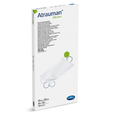 Atrauman Silicone Sterile Wound Contact Layer Dressing, 4 x 8 Inch