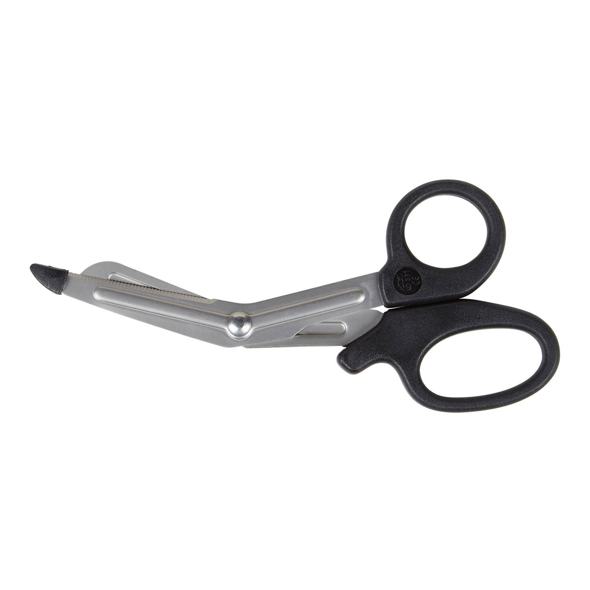 McKesson Medicut Trauma Shears, Black, 5.5" Length, Stainless Steel, Finger Ring Handle, Blunt Tip - 321BKMM-Single - LL Medico
