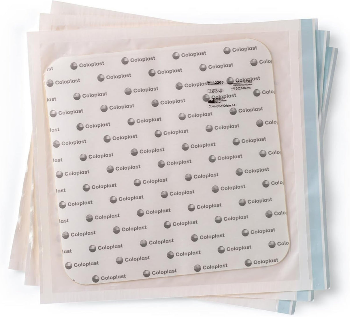 Coloplast Brava Stoma Skin Protective Sheets, 8 x 8 Inch