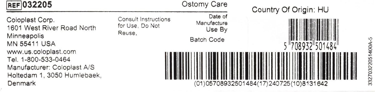 Coloplast Brava Stoma Skin Protective Sheets, 8 x 8 Inch