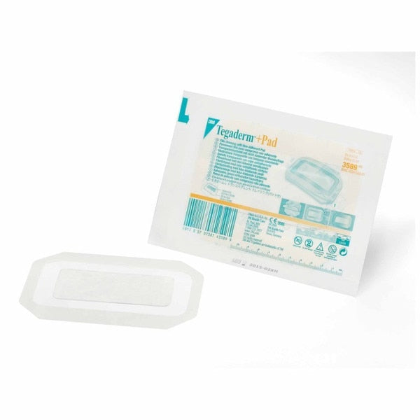 3M Tegaderm Transparent Film Dressing with Pad, 3-1/2 x 6 Inch