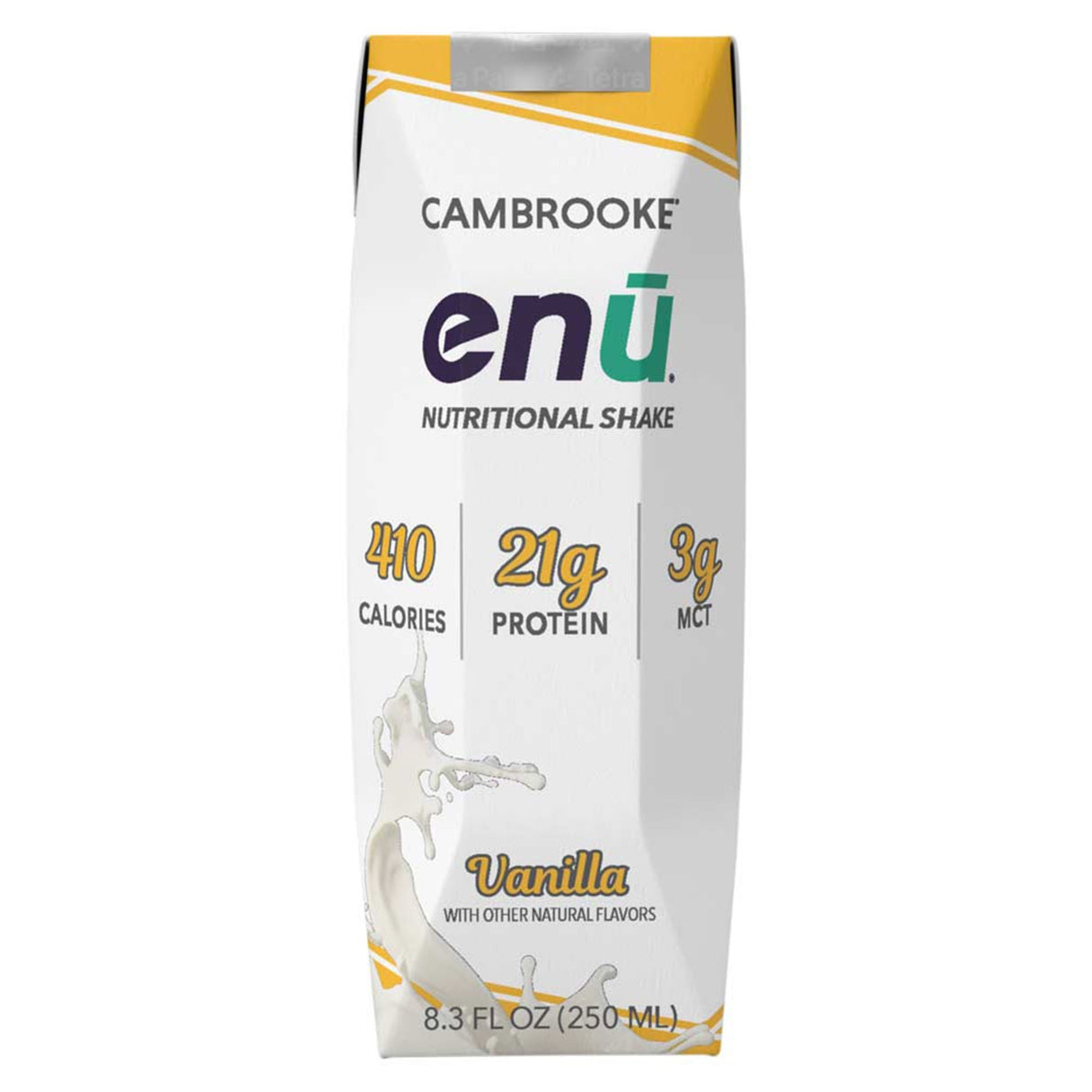 ENU Nutritional Shake, Creamy Vanilla, 8.5 oz
