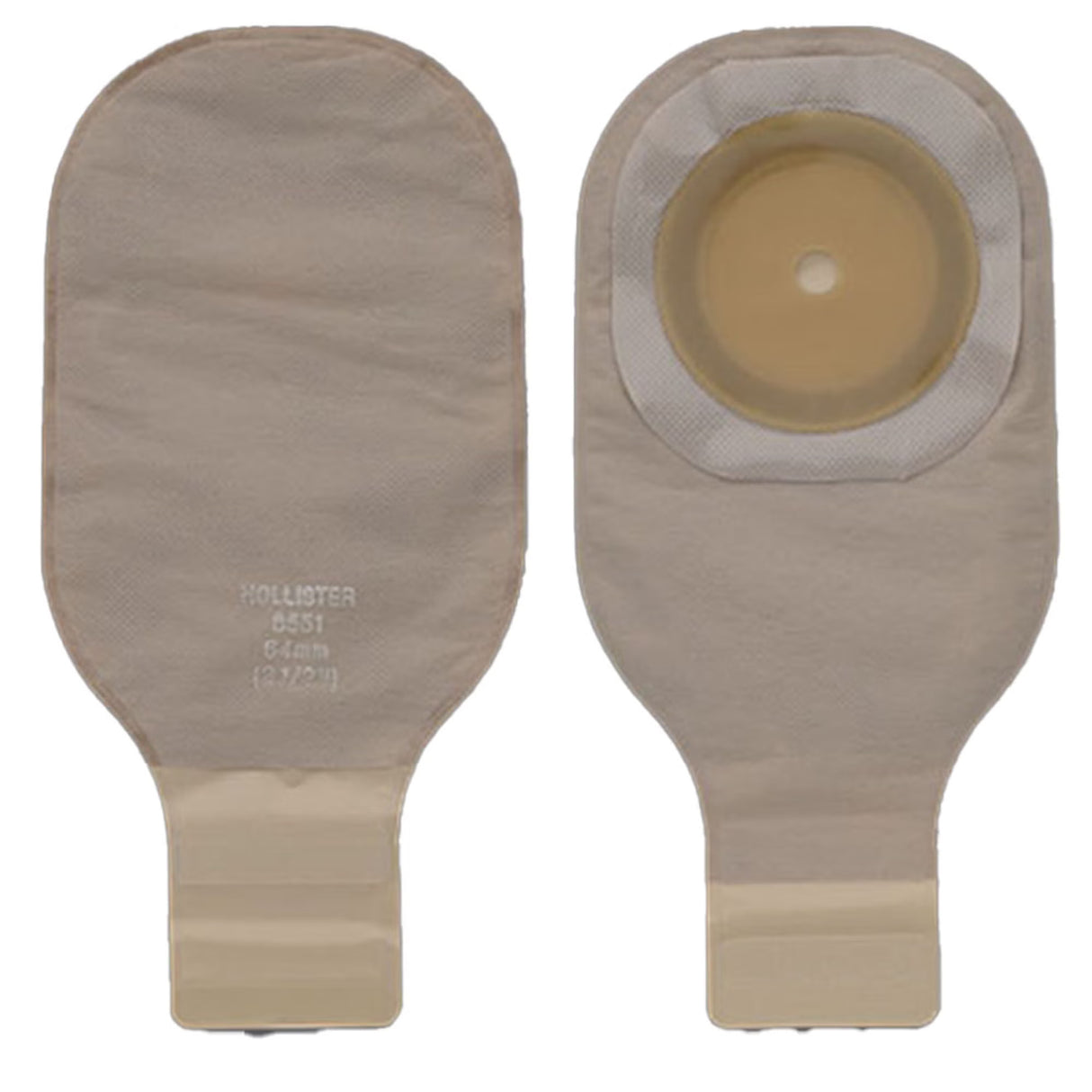 Hollister Premier Flextend One-Piece Colostomy Pouch, Drainable, Transparent, Cut-to-Fit up to 64mm, 9" Length, Box of 10 - 8641 - LL Medico