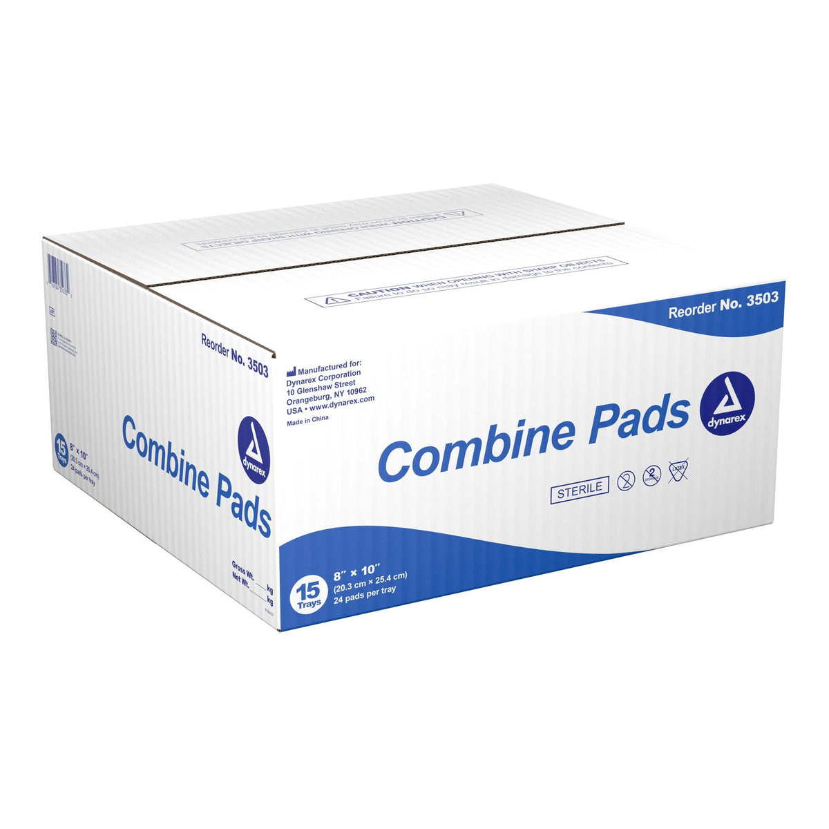 dynarex Sterile Abdominal Pad, 8 x 10 Inch