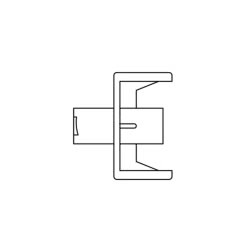 Cardinal Health Straight Tubing Connector, 3/8