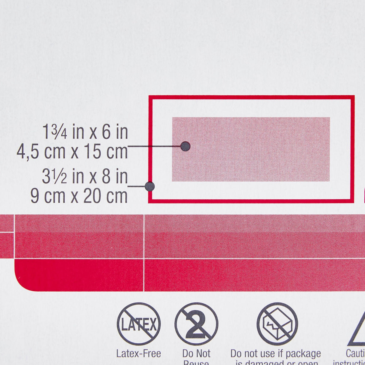 3M Medipore + Pad Soft Cloth Adhesive Dressing, 3.5 x 8 Inch