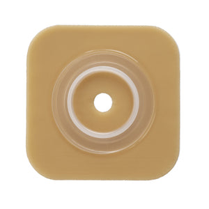 Sur-Fit Natura Stomahesive Skin Barrier, Flat, Trim to Fit, 45mm Flange, 1 to 1 1/4" Opening, 4" x 4" - 401575 - LL Medico