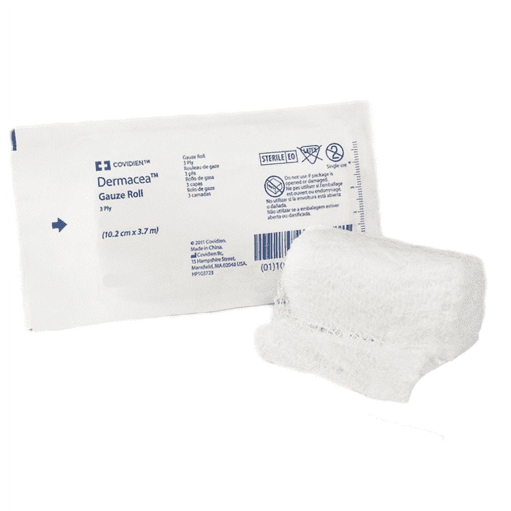 Dermacea Sterile Fluff Bandage Roll, 2 Inch x 4-1/8 Yard, Three-Ply