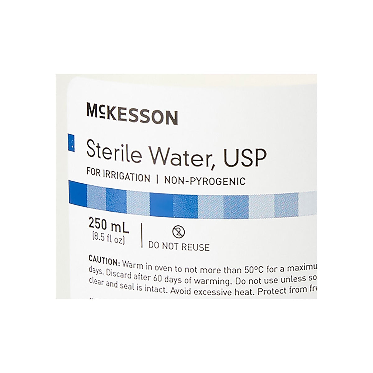 McKesson Sterile Water Irrigation Solution, 250 mL Bottle, Sterile, Not for Injection - 37-6260 - LL Medico