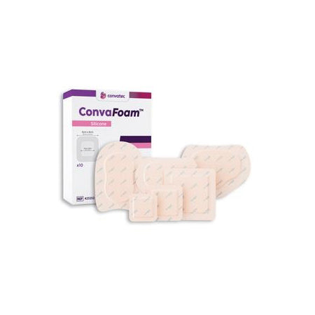 ConvaFoam Silicone Adhesive Foam Dressing, 3 x 3 Inch