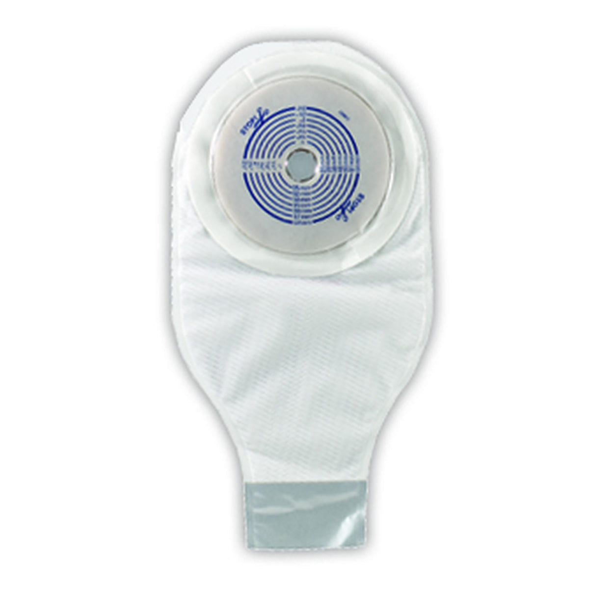 ConvaTec ActiveLife One-Piece Colostomy Pouch, Drainable, Flat, Cut-to-Fit, Transparent, 12", Box of 10 - 400598 - LL Medico