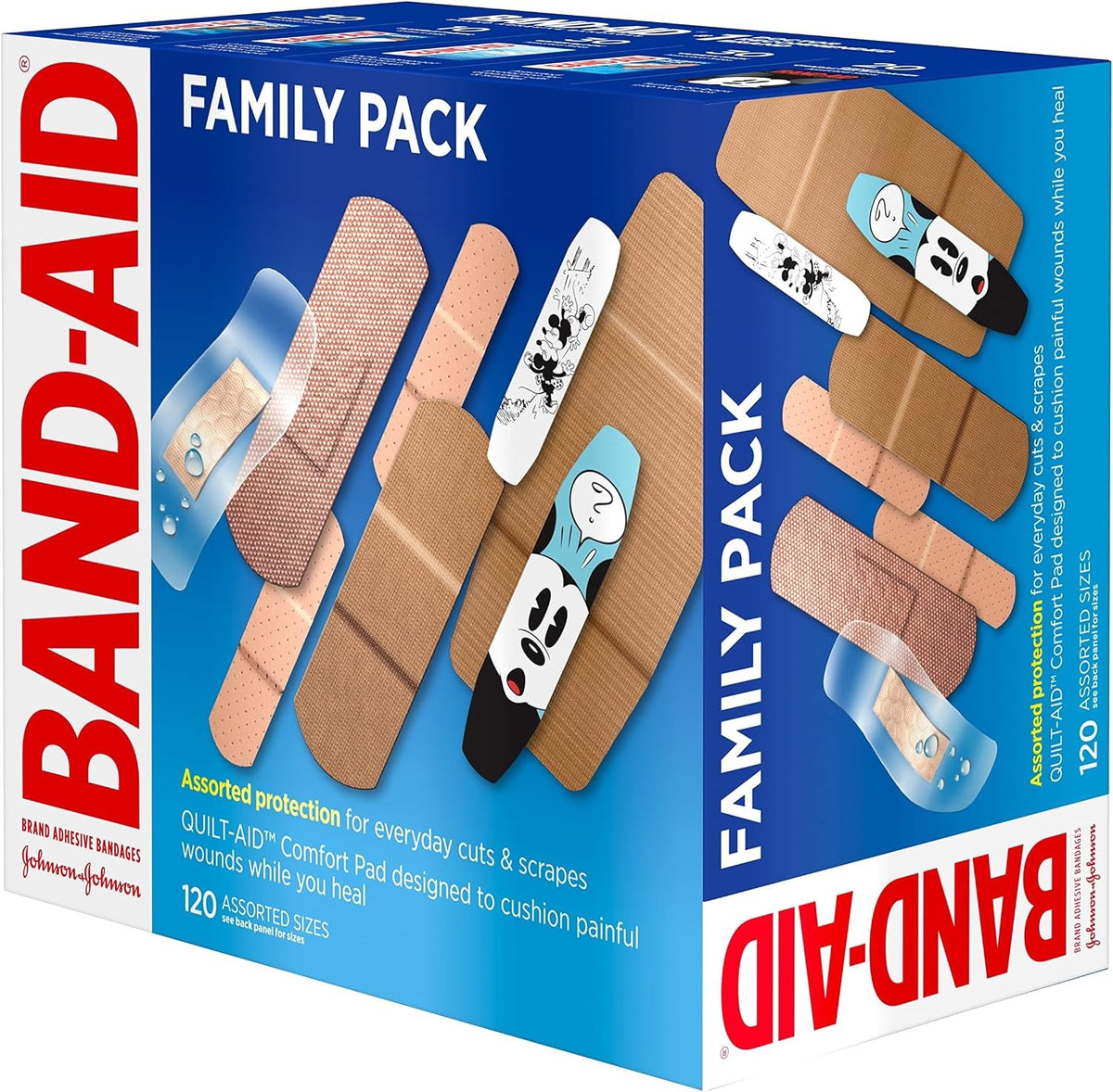 Band-Aid Adhesive Bandages Variety Pack, Assorted Sizes