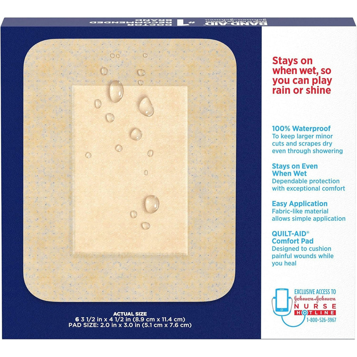 Band-Aid Water Block Flex Adhesive Bandages, 7/8 x 2-3/4 Inch