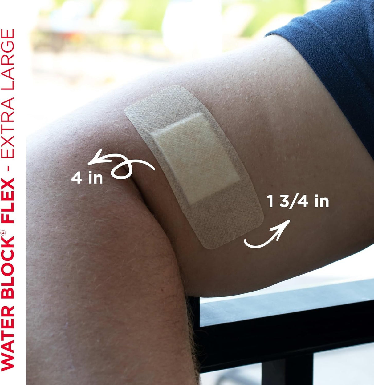 Band-Aid Water Block Flex Adhesive Bandages Extra Large, 1.75 x 4 Inch