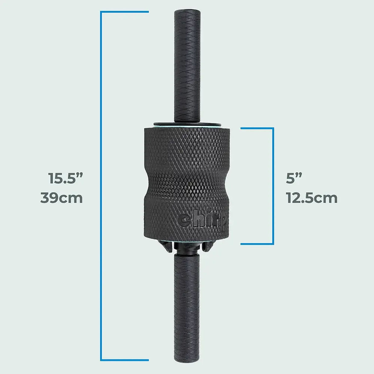 Hand-held Massager Chirp 5 Inch Wheel Length X 15-1/2 Inch Roller