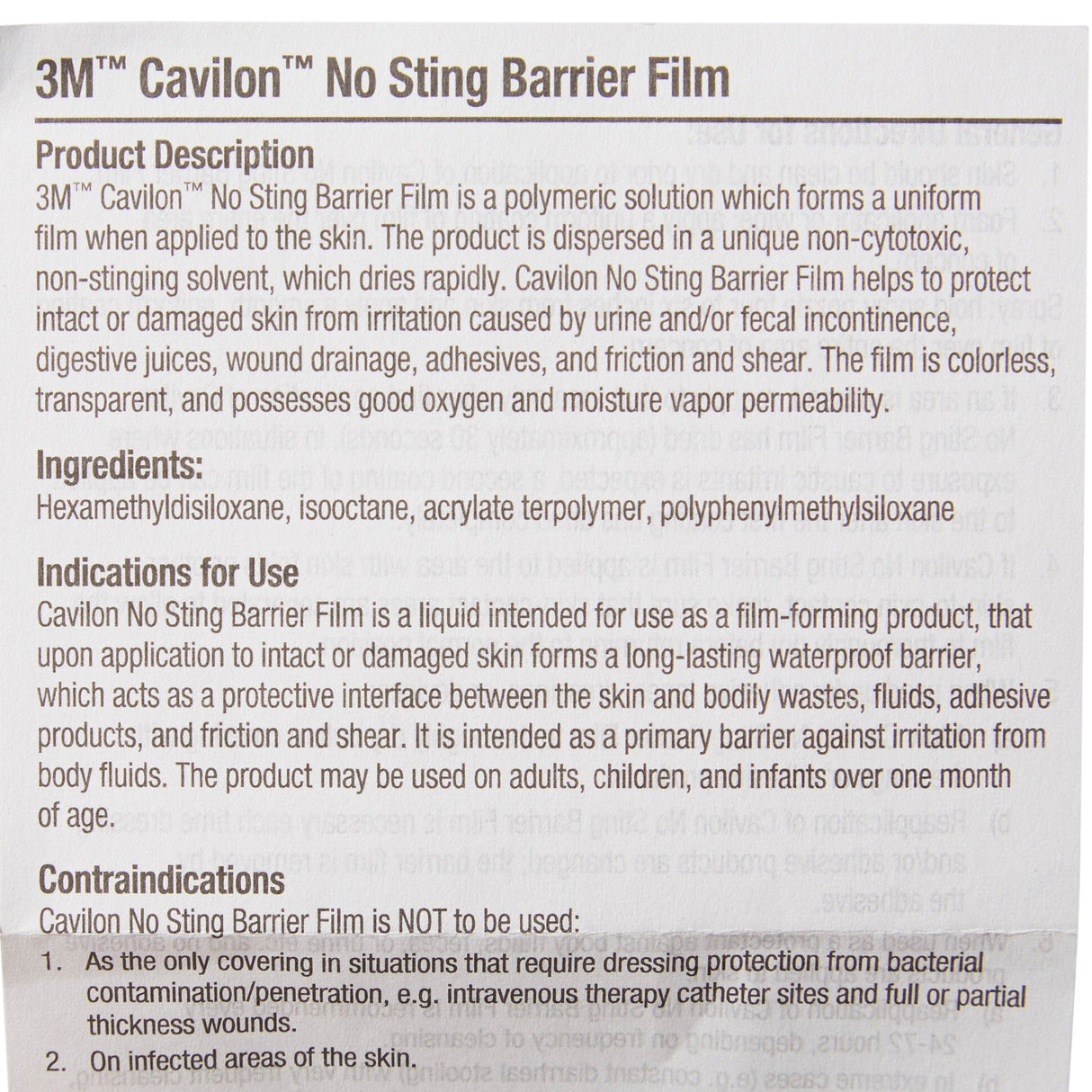 3M Cavilon No Sting Barrier Film - 3344-Box - LL Medico