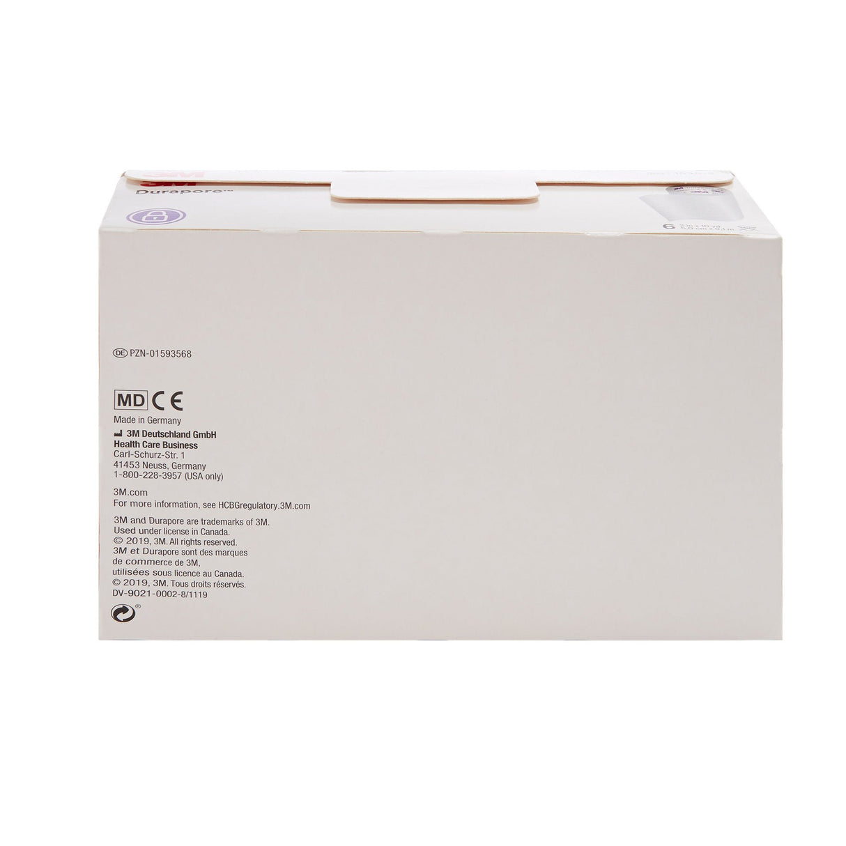 3M Durapore Silk-Like Cloth Medical Tape, 2 Inch x 10 Yard, White