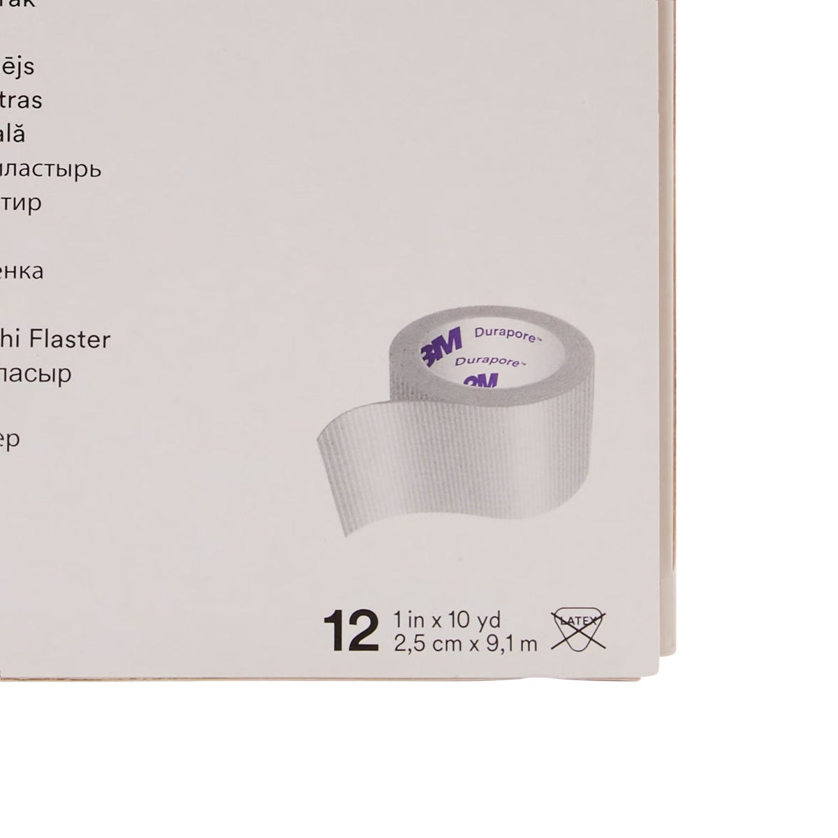 3M Durapore Surgical Tape, Non-Sterile, 1" x 10 Yard - 1538-1-Single - LL Medico