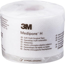 3M Medipore H Soft Cloth Surgical Tape, Non-Sterile, White, 2" x 10 Yard - 2862-Single - LL Medico