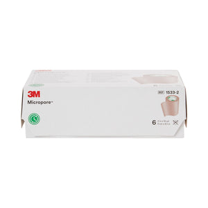 3M Micropore Paper Medical Tape, Non-Sterile, Tan, 2" x 10 Yard - 1533-2-Single - LL Medico