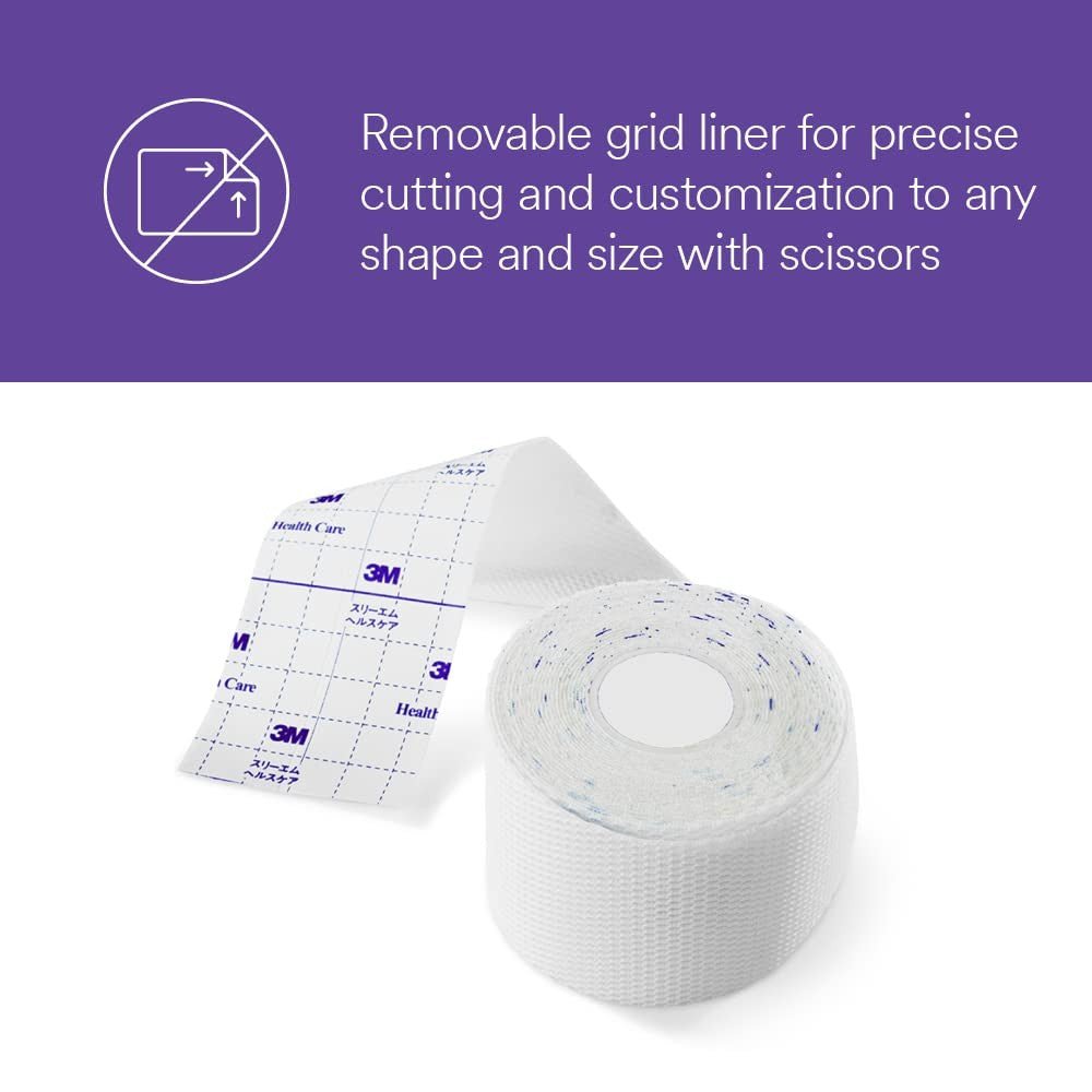 3M Multipore Dry Dressing Retention Tape with Liner, Non-Sterile, White, 0.5" x 5.5 Yard - 3730-0-Single - LL Medico