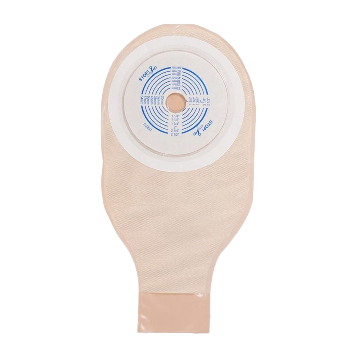 ConvaTec ActiveLife One-Piece Colostomy Pouch, Flat, Cut-to-Fit, Opaque, 12-Inch