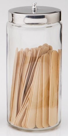 Dukal Sundry Jar, Clear, Glass, 4 x 8.5" - 4008 - LL Medico