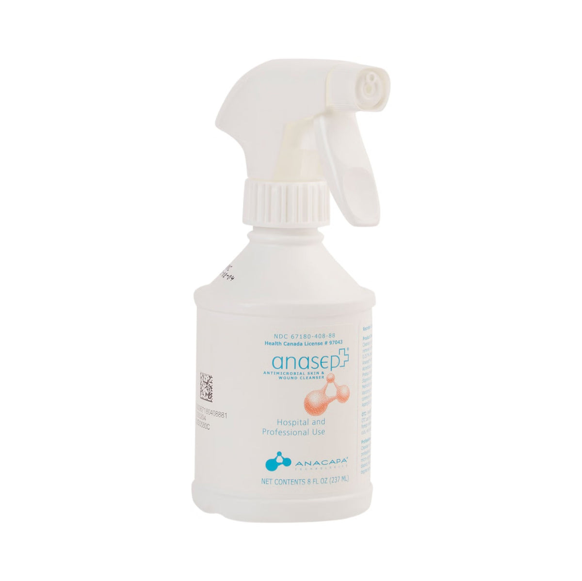 Anasept Antimicrobial Wound Cleanser, 8 oz Pump Bottle, Nonsterile - 4008TC - LL Medico