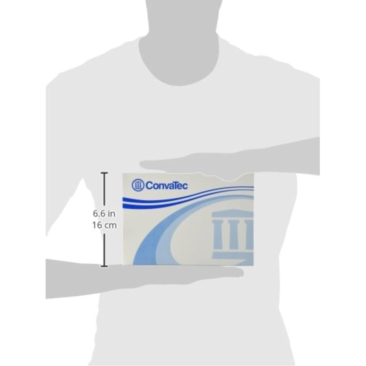 ConvaTec Sur-Fit Natura Two-Piece Colostomy Pouch, Drainable, Opaque, 10-Inch