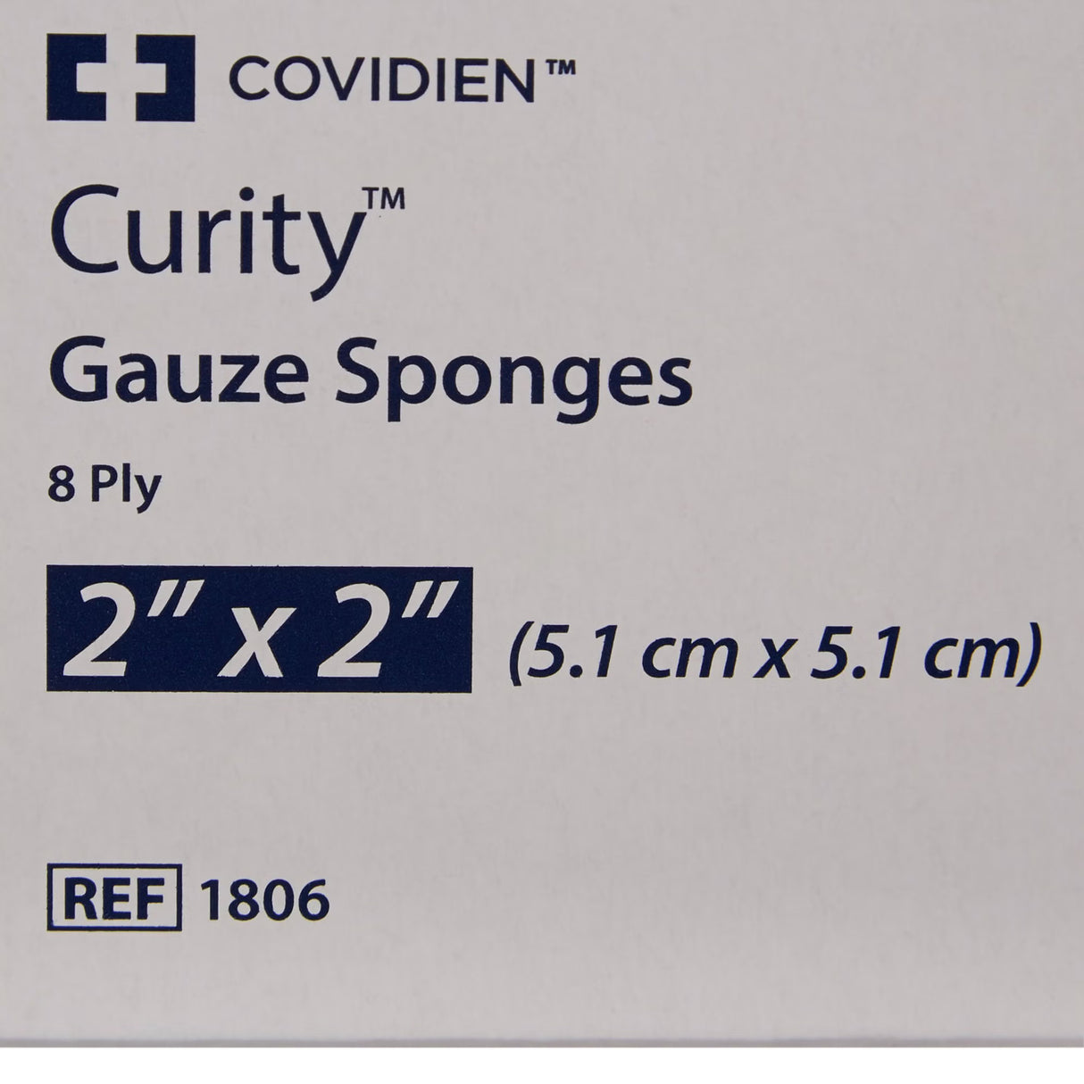 Curity Gauze Sponges, Sterile, 8-Ply, 2 x 2 in - 1806 - LL Medico
