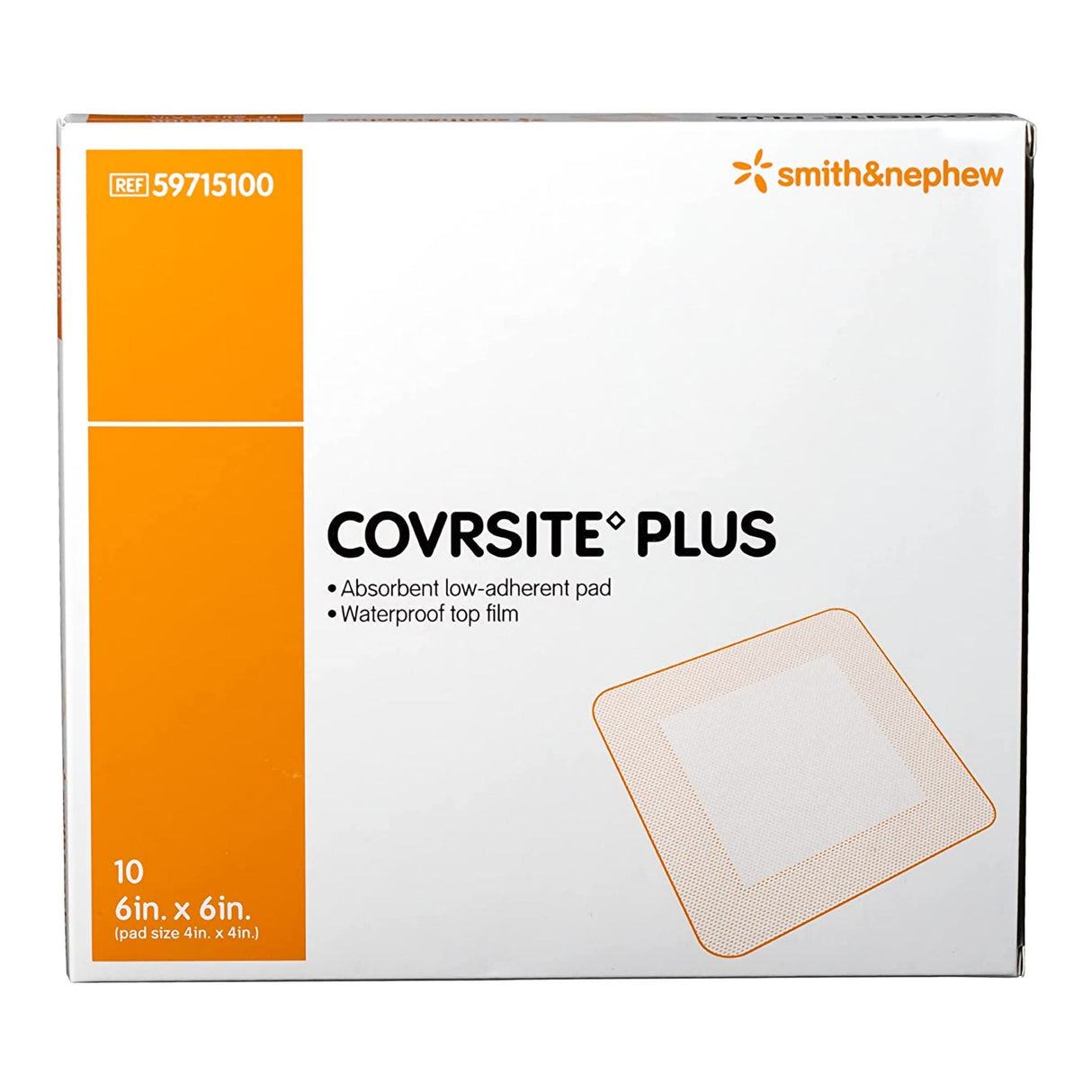 Smith & Nephew Covrsite Composite Dressing, Sterile, 6 x 6 Inch