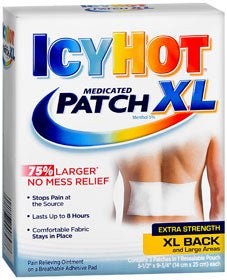 Icy Hot Original Pain Relief Patch, Menthol 5%, Large - 41167004843 - LL Medico