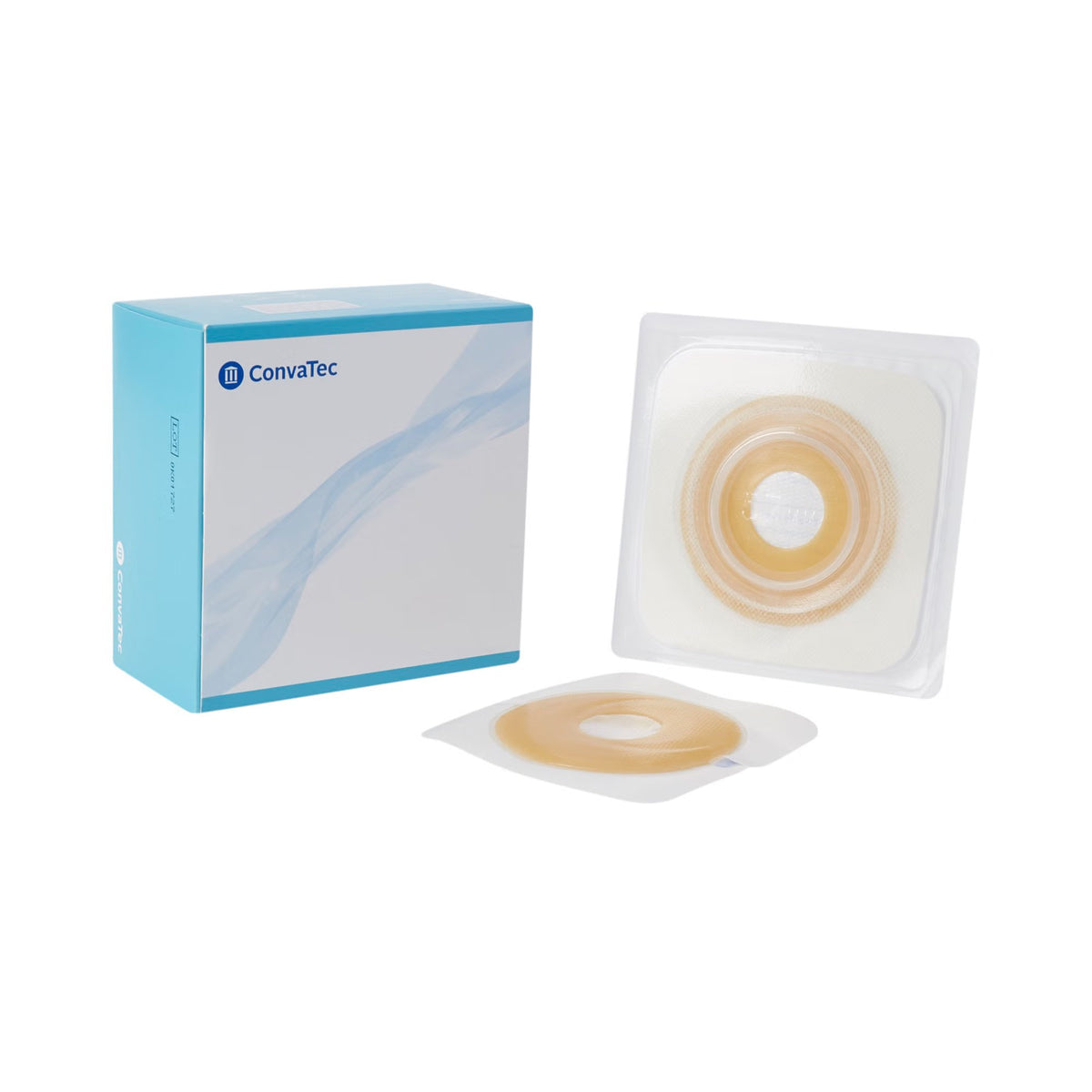 ConvaTec Sur-Fit Natura Stomahesive Two-Piece Skin Barrier, Flat, Moldable, 57 mm Flange
