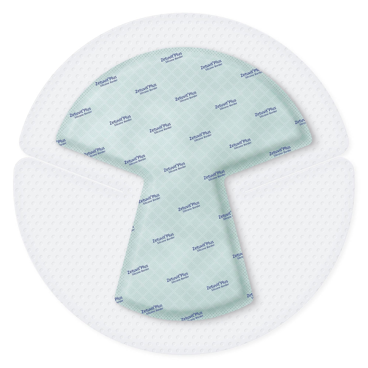 Hartmann Zetuvit Plus Silicone Border Super Absorbent Dressing, 10 x 10 Inch Heel