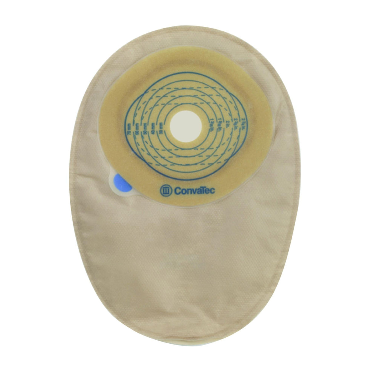 ConvaTec Esteem+ One-Piece Pouch, Flat, Cut-to-Fit, Transparent, 8-Inch, with Filter