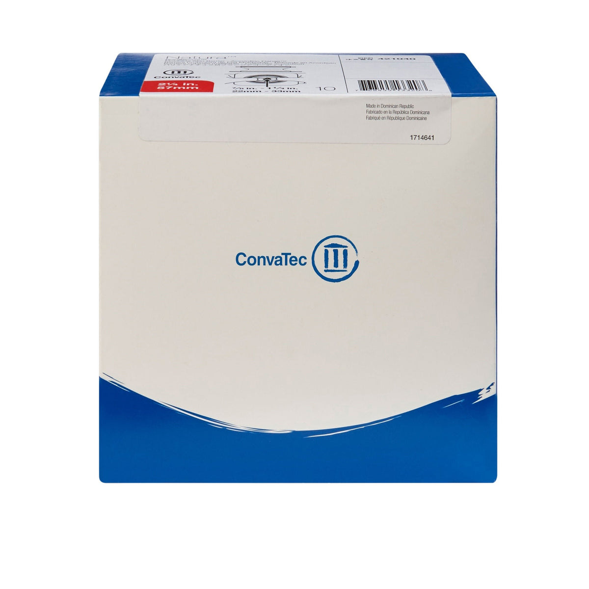 ConvaTec Natura Two-Piece Skin Barrier, Accordion Flange, Moldable, 57 mm Flange