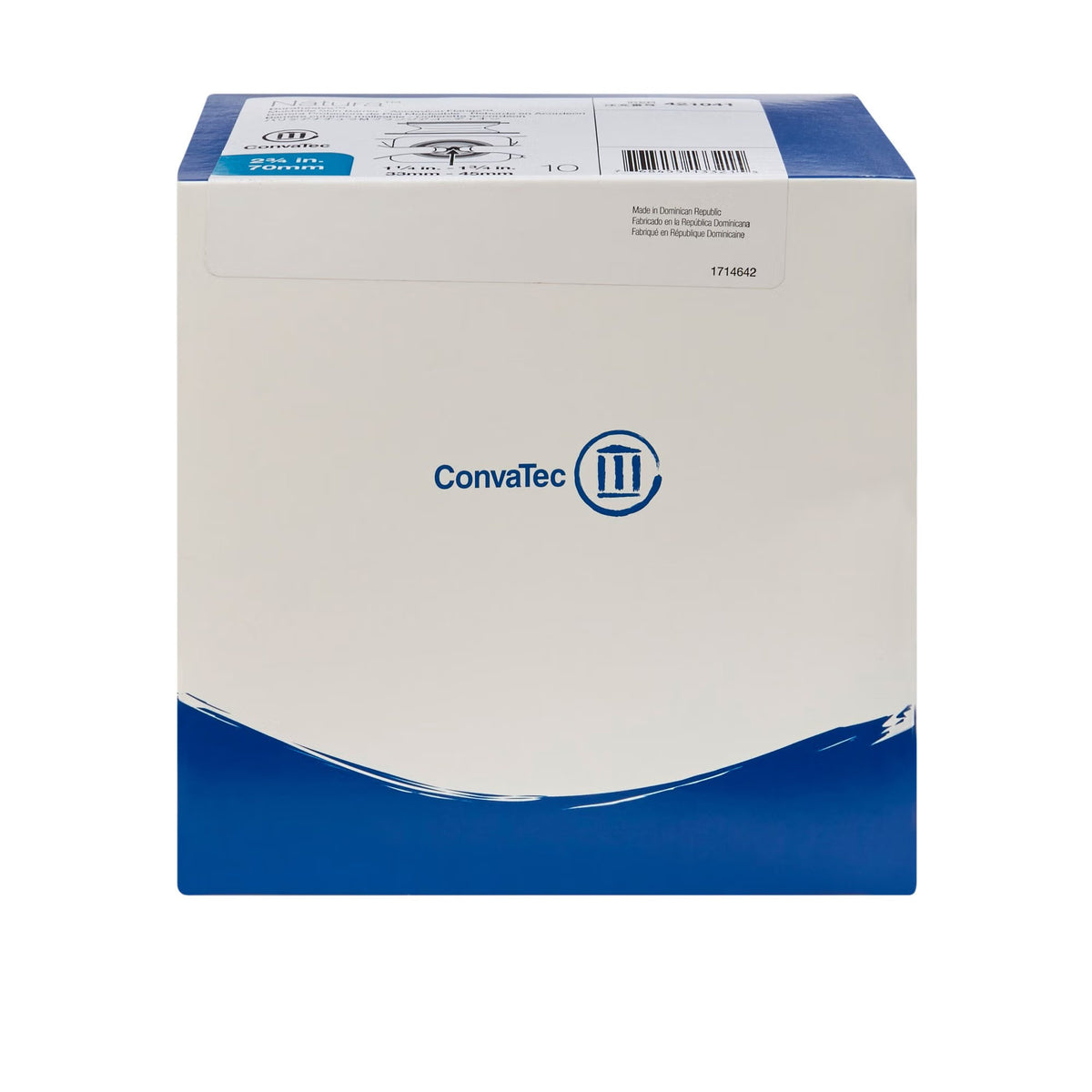 ConvaTec Natura Two-Piece Skin Barrier, Accordion Flange, Moldable, 70 mm Flange