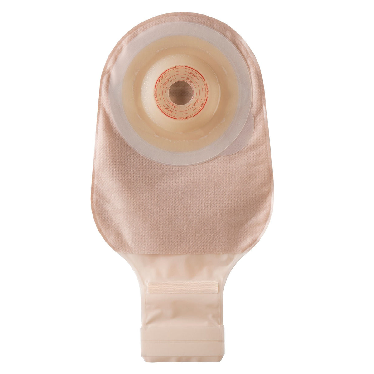 ConvaTec Esteem+ Flex One-Piece Pouch, Convex, Cut-to-Fit, Opaque, 8-1/2-Inch