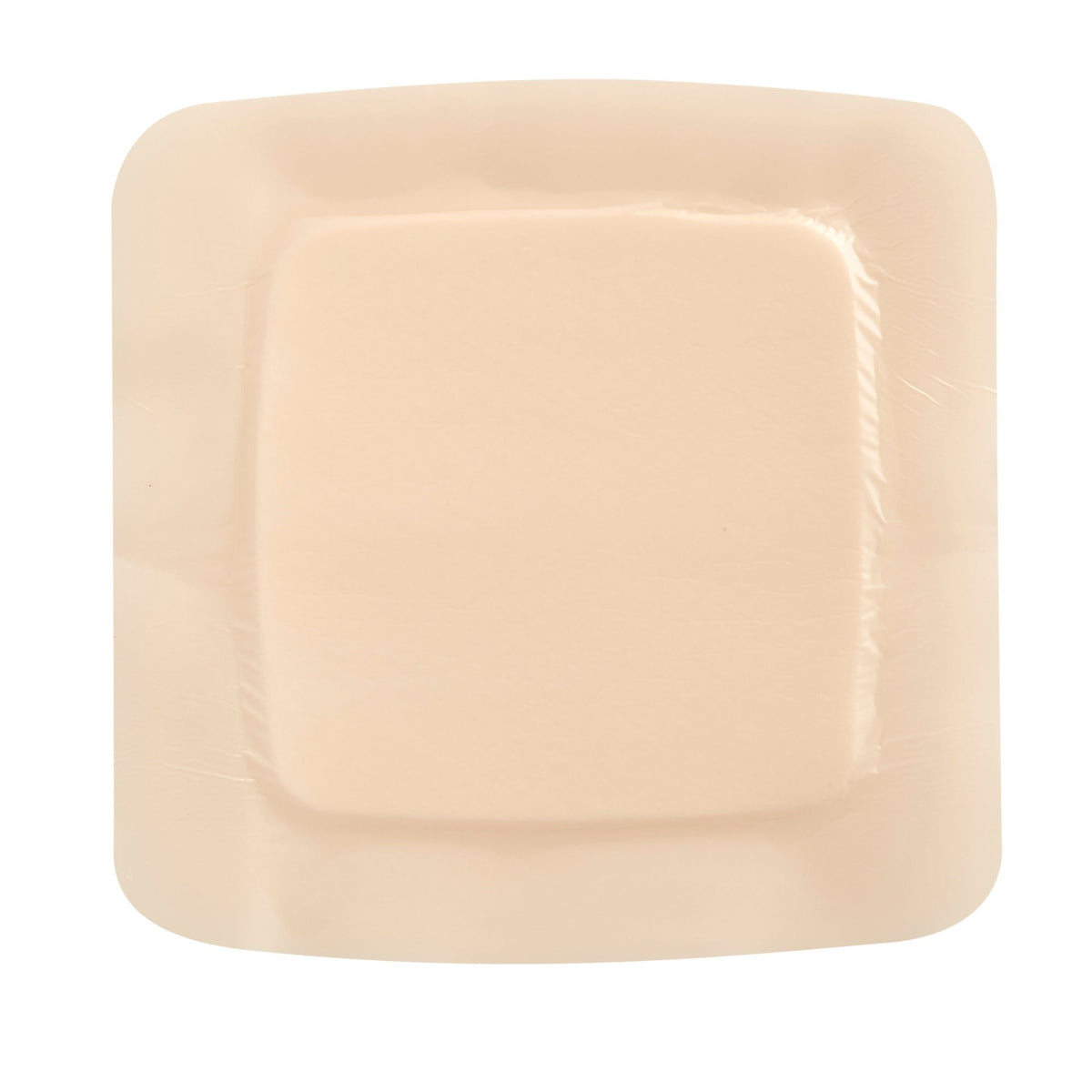 Aquacel Foam Dressing, Waterproof Silicone Adhesive with Border, 6" x 6", Square, Tan Foam, Sterile - 422350-Single - LL Medico