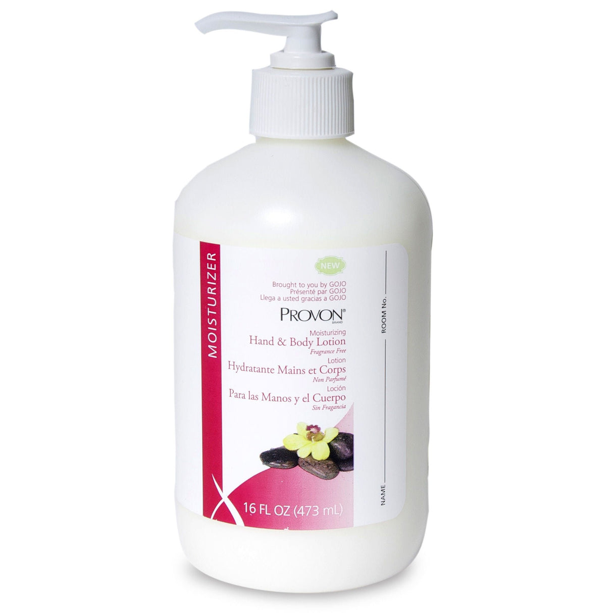 Provon Hand & Body Lotion, Unscented, 16 oz Pump Bottle - 4235-12 - LL Medico