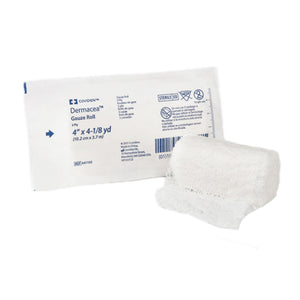 Cardinal Health Dermacea Sterile Fluff Bandage Roll, 4 Inch x 4-1/8 Yard, Three-Ply